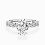Bezel Vintage Style Engagement Ring - The Better Diamonds