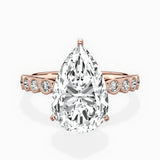 Bezel Vintage Style Engagement Ring - The Better Diamonds
