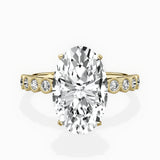 Bezel Vintage Style Engagement Ring - The Better Diamonds