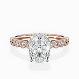 Bezel Vintage Style Engagement Ring - The Better Diamonds