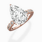 Bezel Vintage Style Engagement Ring - The Better Diamonds