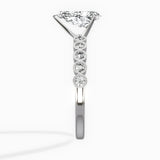 Bezel Vintage Style Engagement Ring - The Better Diamonds