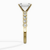 Bezel Vintage Style Engagement Ring - The Better Diamonds