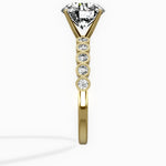 Bezel Vintage Style Engagement Ring - The Better Diamonds