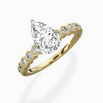 Bezel Vintage Style Engagement Ring - The Better Diamonds