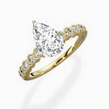 Bezel Vintage Style Engagement Ring - The Better Diamonds