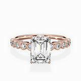 Bezel Vintage Style Engagement Ring - The Better Diamonds