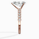 Bezel Vintage Style Engagement Ring - The Better Diamonds