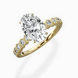 Bezel Vintage Style Engagement Ring - The Better Diamonds