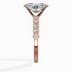 Bezel Vintage Style Engagement Ring - The Better Diamonds