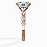 Bezel Vintage Style Engagement Ring - The Better Diamonds