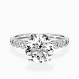 Bezel Vintage Style Engagement Ring - The Better Diamonds