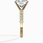Bezel Vintage Style Engagement Ring - The Better Diamonds