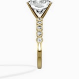 Bezel Vintage Style Engagement Ring - The Better Diamonds