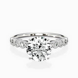 Bezel Vintage Style Engagement Ring - The Better Diamonds