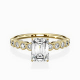 Bezel Vintage Style Engagement Ring - The Better Diamonds