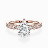 Bezel Vintage Style Engagement Ring - The Better Diamonds