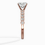 Bezel Vintage Style Engagement Ring - The Better Diamonds