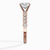 Bezel Vintage Style Engagement Ring - The Better Diamonds