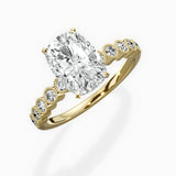 Bezel Vintage Style Engagement Ring - The Better Diamonds