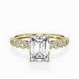Bezel Vintage Style Engagement Ring - The Better Diamonds