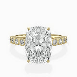 Bezel Vintage Style Engagement Ring - The Better Diamonds