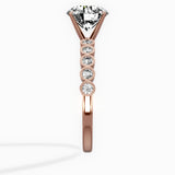 Bezel Vintage Style Engagement Ring - The Better Diamonds