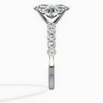 Bezel Vintage Style Engagement Ring - The Better Diamonds
