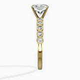 Bezel Vintage Style Engagement Ring - The Better Diamonds