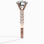 Bezel Vintage Style Engagement Ring - The Better Diamonds