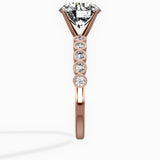 Bezel Vintage Style Engagement Ring - The Better Diamonds