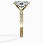 Bezel Vintage Style Engagement Ring - The Better Diamonds