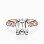 Bezel Vintage Style Engagement Ring - The Better Diamonds