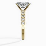 Bezel Vintage Style Engagement Ring - The Better Diamonds