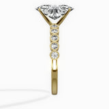 Bezel Vintage Style Engagement Ring - The Better Diamonds