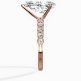 Bezel Vintage Style Engagement Ring - The Better Diamonds