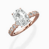 Bezel Vintage Style Engagement Ring - The Better Diamonds