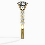 Bezel Vintage Style Engagement Ring - The Better Diamonds
