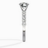 Bezel Vintage Style Engagement Ring - The Better Diamonds
