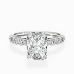 Bezel Vintage Style Engagement Ring - The Better Diamonds