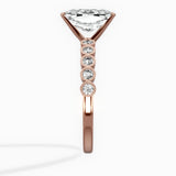 Bezel Vintage Style Engagement Ring - The Better Diamonds
