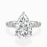 Bezel Vintage Style Engagement Ring - The Better Diamonds