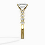 Bezel Vintage Style Engagement Ring - The Better Diamonds