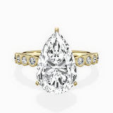 Bezel Vintage Style Engagement Ring - The Better Diamonds