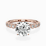 Bezel Vintage Style Engagement Ring - The Better Diamonds