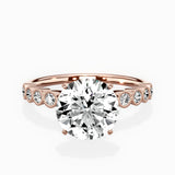 Bezel Vintage Style Engagement Ring - The Better Diamonds