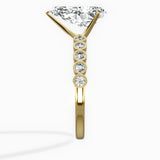 Bezel Vintage Style Engagement Ring - The Better Diamonds