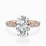 Bezel Vintage Style Engagement Ring - The Better Diamonds