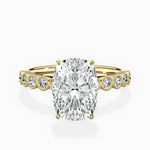 Bezel Vintage Style Engagement Ring - The Better Diamonds