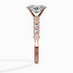 Bezel Vintage Style Engagement Ring - The Better Diamonds